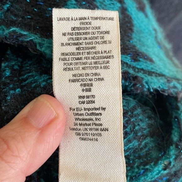 Free People Better Together Oversized Metallic Blazer Cardigan, Size X S… - Picture 14 of 16